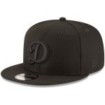 LA Dodgers Jerseys Store – los angeles dodgers new era script logo black on black 9fifty snapback adjustable hat – black Baseball Jerseys and Hats