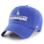 LA Dodgers Jerseys Store – mens los angeles dodgers 47 royal 2022 nl west division champions clean up adjustable hat Baseball Jerseys and Hats