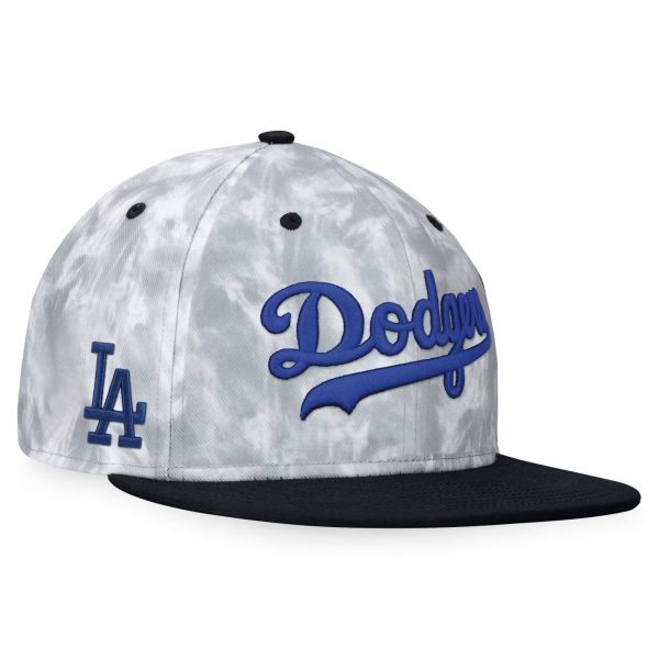 LA Dodgers Jerseys Store – mens los angeles dodgers fanatics blackwhite smoke dye fitted hat Baseball Jerseys and Hats