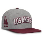 LA Dodgers Jerseys Store – mens los angeles dodgers fanatics graymaroon elements felt chainstitch snapback hat Baseball Jerseys and Hats