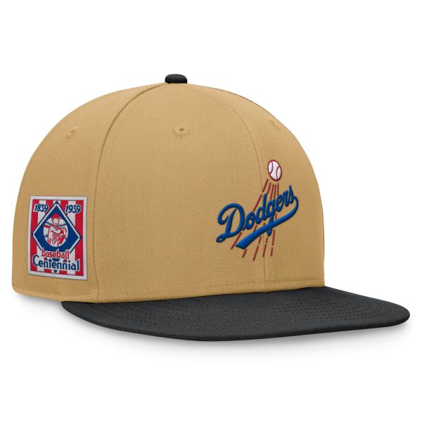 LA Dodgers Jerseys Store – mens los angeles dodgers fanatics khakiblack heritage two-tone fitted hat Baseball Jerseys and Hats