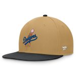 LA Dodgers Jerseys Store – mens los angeles dodgers fanatics khakiblack heritage two-tone fitted hat Baseball Jerseys and Hats