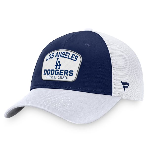 LA Dodgers Jerseys Store – mens los angeles dodgers fanatics navywhite two-tone patch trucker adjustable hat Baseball Jerseys and Hats