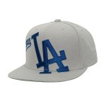 LA Dodgers Jerseys Store – mens los angeles dodgers mitchell  ness gray big time snapback hat Baseball Jerseys and Hats