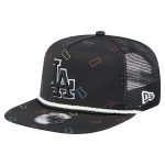 LA Dodgers Jerseys Store – mens los angeles dodgers new era black gummy golfer trucker adjustable hat Baseball Jerseys and Hats