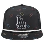 LA Dodgers Jerseys Store – mens los angeles dodgers new era black gummy golfer trucker adjustable hat Baseball Jerseys and Hats