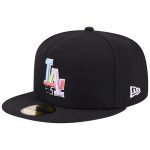 LA Dodgers Jerseys Store – mens los angeles dodgers new era black multi-color pack 59fifty fitted hat Baseball Jerseys and Hats