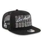 LA Dodgers Jerseys Store – mens los angeles dodgers new era black street team a-frame trucker 9fifty snapback hat Baseball Jerseys and Hats