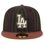 LA Dodgers Jerseys Store – mens los angeles dodgers new era brown vintage herringbone 59fifty fitted hat Baseball Jerseys and Hats