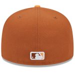 LA Dodgers Jerseys Store – mens los angeles dodgers new era brownorange spring color basic two-tone 59fifty fitted hat Baseball Jerseys and Hats