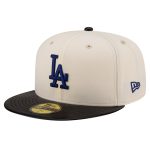 LA Dodgers Jerseys Store – mens los angeles dodgers new era cream game night leather visor 59fifty fitted hat Baseball Jerseys and Hats