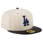 LA Dodgers Jerseys Store – mens los angeles dodgers new era cream game night leather visor 59fifty fitted hat Baseball Jerseys and Hats
