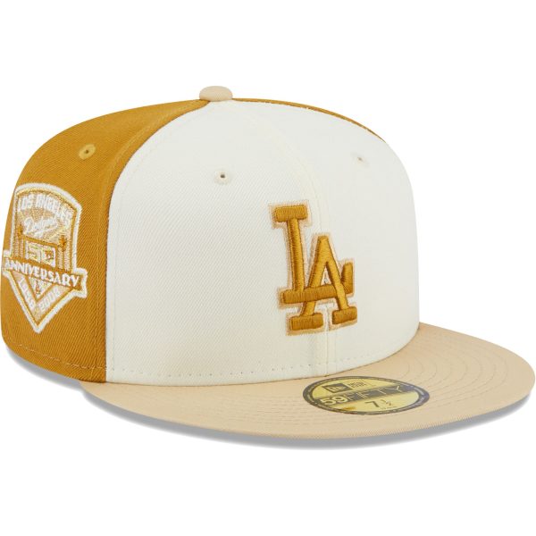 LA Dodgers Jerseys Store – mens los angeles dodgers new era creamgold chrome anniversary 59fifty fitted hat Baseball Jerseys and Hats