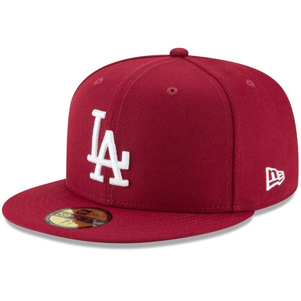 LA Dodgers Jerseys Store – mens los angeles dodgers new era crimson fashion color basic 59fifty fitted hat Baseball Jerseys and Hats