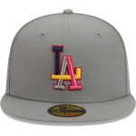 LA Dodgers Jerseys Store – mens los angeles dodgers new era gray color pack 59fifty fitted hat Baseball Jerseys and Hats