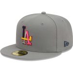 LA Dodgers Jerseys Store – mens los angeles dodgers new era gray color pack 59fifty fitted hat Baseball Jerseys and Hats