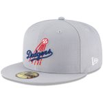 LA Dodgers Jerseys Store – mens los angeles dodgers new era gray cooperstown collection logo 59fifty fitted hat Baseball Jerseys and Hats