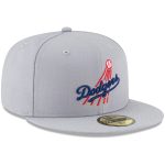 LA Dodgers Jerseys Store – mens los angeles dodgers new era gray cooperstown collection logo 59fifty fitted hat Baseball Jerseys and Hats