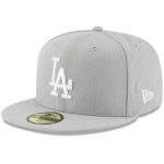LA Dodgers Jerseys Store – mens los angeles dodgers new era gray fashion color basic 59fifty fitted hat Baseball Jerseys and Hats