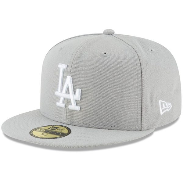 LA Dodgers Jerseys Store – mens los angeles dodgers new era gray fashion color basic 59fifty fitted hat Baseball Jerseys and Hats