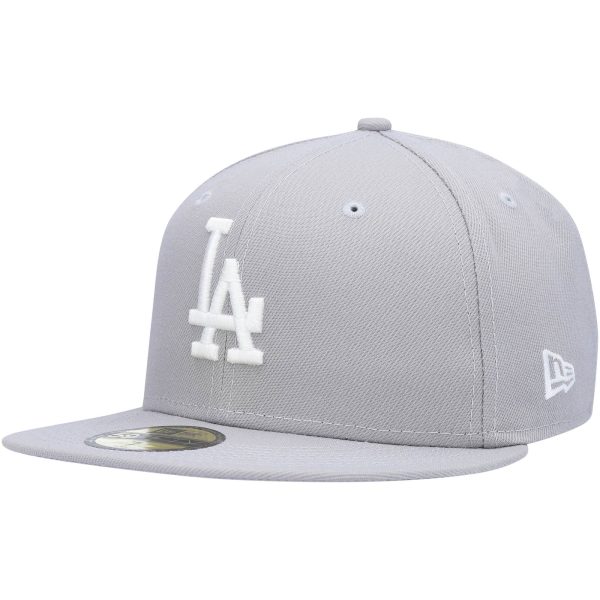 LA Dodgers Jerseys Store – mens los angeles dodgers new era gray white logo 59fifty fitted hat Baseball Jerseys and Hats