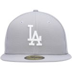 LA Dodgers Jerseys Store – mens los angeles dodgers new era gray white logo 59fifty fitted hat Baseball Jerseys and Hats