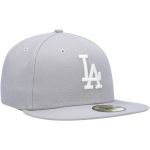 LA Dodgers Jerseys Store – mens los angeles dodgers new era gray white logo 59fifty fitted hat Baseball Jerseys and Hats