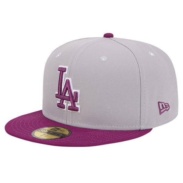 LA Dodgers Jerseys Store – mens los angeles dodgers new era graypurple two-tone color pack 59fifty fitted hat Baseball Jerseys and Hats