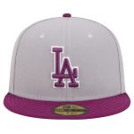 LA Dodgers Jerseys Store – mens los angeles dodgers new era graypurple two-tone color pack 59fifty fitted hat Baseball Jerseys and Hats