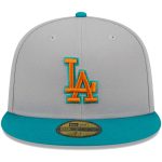 LA Dodgers Jerseys Store – mens los angeles dodgers new era grayteal 59fifty fitted hat Baseball Jerseys and Hats