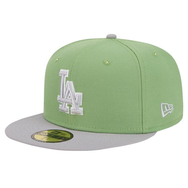 LA Dodgers Jerseys Store – mens los angeles dodgers new era greengray two-tone color pack 59fifty fitted hat Baseball Jerseys and Hats