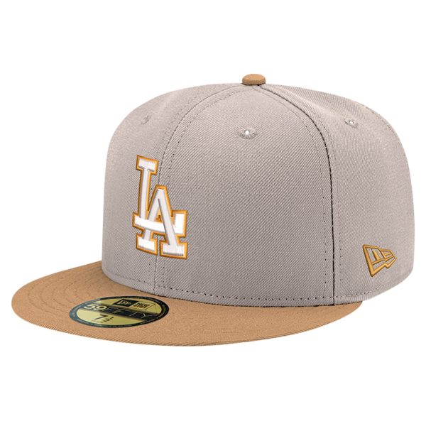 LA Dodgers Jerseys Store – mens los angeles dodgers new era khaki stone panama 59fifty fitted hat Baseball Jerseys and Hats