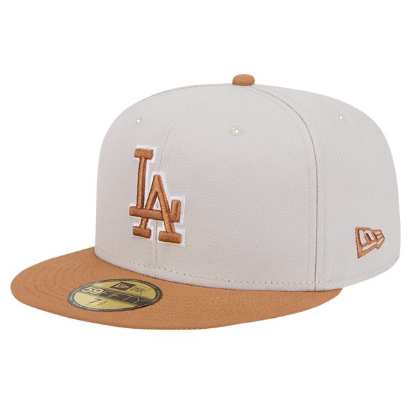 LA Dodgers Jerseys Store – mens los angeles dodgers new era khakibrown two-tone color pack 59fifty fitted hat Baseball Jerseys and Hats