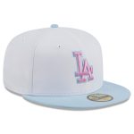 LA Dodgers Jerseys Store – mens los angeles dodgers new era light blue spring color basic two-tone 59fifty fitted hat Baseball Jerseys and Hats
