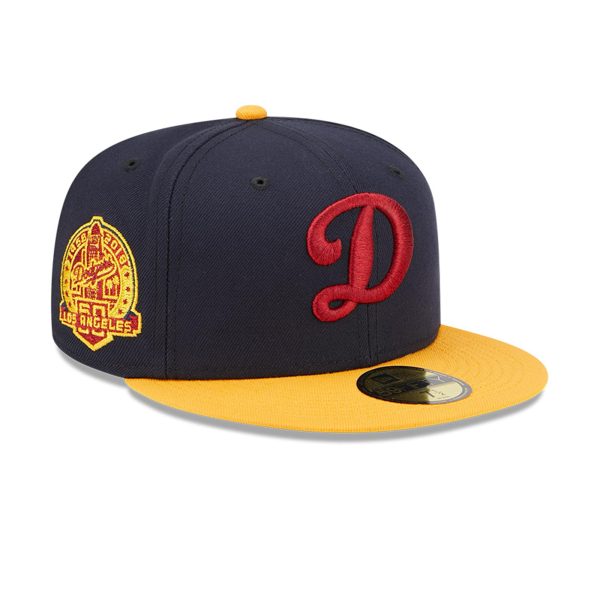 LA Dodgers Jerseys Store – mens los angeles dodgers new era navygold 60th anniversary primary logo 59fifty fitted hat Baseball Jerseys and Hats