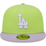 LA Dodgers Jerseys Store – mens los angeles dodgers new era neon greenlavender spring color two-tone 59fifty fitted hat Baseball Jerseys and Hats