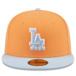LA Dodgers Jerseys Store – mens los angeles dodgers new era orangelight blue spring color basic two-tone 59fifty fitted hat Baseball Jerseys and Hats
