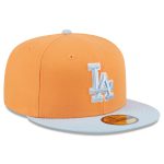 LA Dodgers Jerseys Store – mens los angeles dodgers new era orangelight blue spring color basic two-tone 59fifty fitted hat Baseball Jerseys and Hats