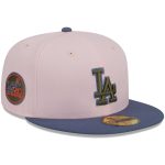 LA Dodgers Jerseys Store – mens los angeles dodgers new era pinkblue olive undervisor 59fifty fitted hat Baseball Jerseys and Hats