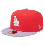 LA Dodgers Jerseys Store – mens los angeles dodgers new era redlavender spring color two-tone 59fifty fitted hat Baseball Jerseys and Hats
