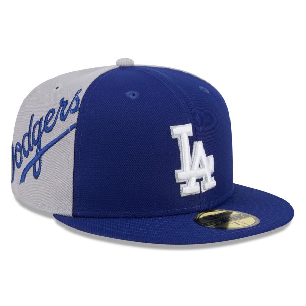 LA Dodgers Jerseys Store – mens los angeles dodgers new era royalgray gameday sideswipe 59fifty fitted hat Baseball Jerseys and Hats