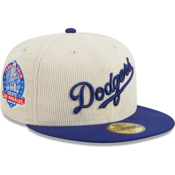 LA Dodgers Jerseys Store – mens los angeles dodgers new era white corduroy classic 59fifty fitted hat Baseball Jerseys and Hats