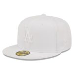 LA Dodgers Jerseys Store – mens los angeles dodgers new era white on white 59fifty fitted hat Baseball Jerseys and Hats