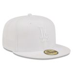 LA Dodgers Jerseys Store – mens los angeles dodgers new era white on white 59fifty fitted hat Baseball Jerseys and Hats