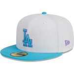 LA Dodgers Jerseys Store – mens los angeles dodgers new era white vice 59fifty fitted hat Baseball Jerseys and Hats