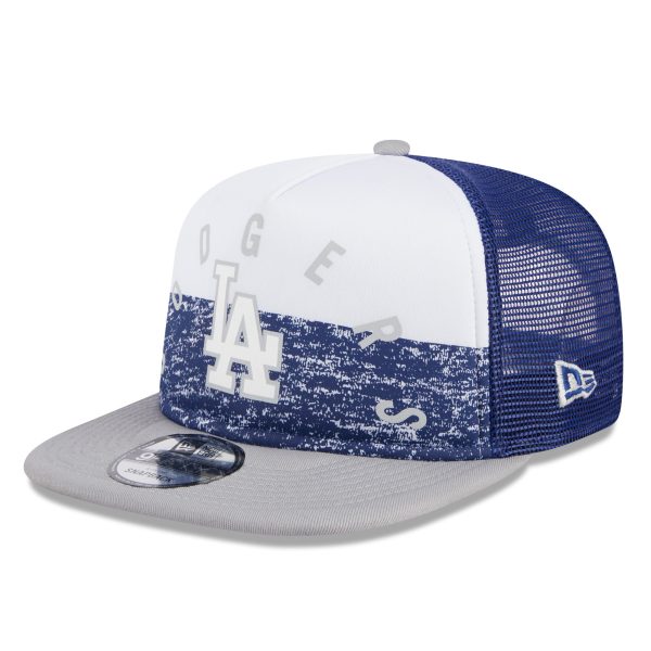 LA Dodgers Jerseys Store – mens los angeles dodgers new era whitegray team foam front a-frame trucker 9fifty snapback hat Baseball Jerseys and Hats