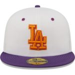LA Dodgers Jerseys Store – mens los angeles dodgers new era whitepurple 40th anniversary at dodger stadium grape lolli 59fifty fitted hat Baseball Jerseys and Hats