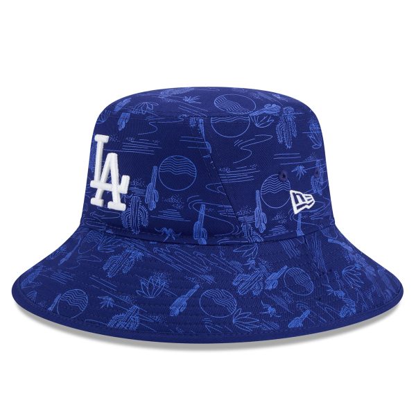 LA Dodgers Jerseys Store – youth los angeles dodgers new era royal 2025 spring training all over print bucket hat Baseball Jerseys and Hats