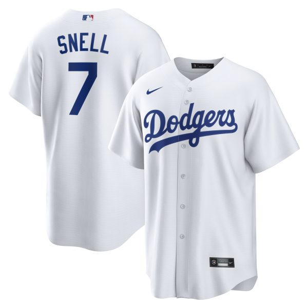 LA Dodgers Jerseys Store – mens los angeles dodgers blake snell nike white home replica player jersey Baseball Jerseys and Hats