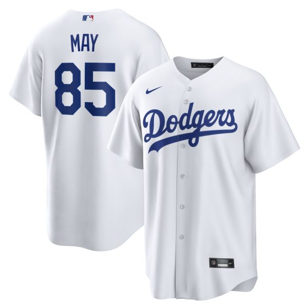 LA Dodgers Jerseys Store – mens los angeles dodgers dustin may nike white home replica jersey Baseball Jerseys and Hats